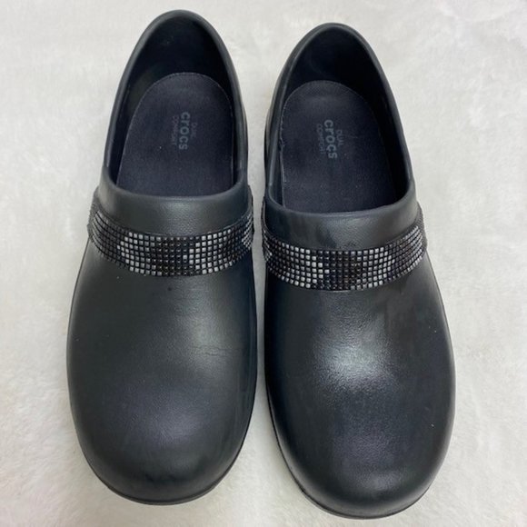 LIKE NEW Crocs Felicity Dual Comfort Non-Slip Nurse Work Clogs, size 10 - Picture 2 of 13